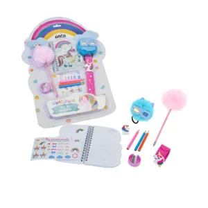 Inca Unicorn Stationery Lot - 8 Pieces