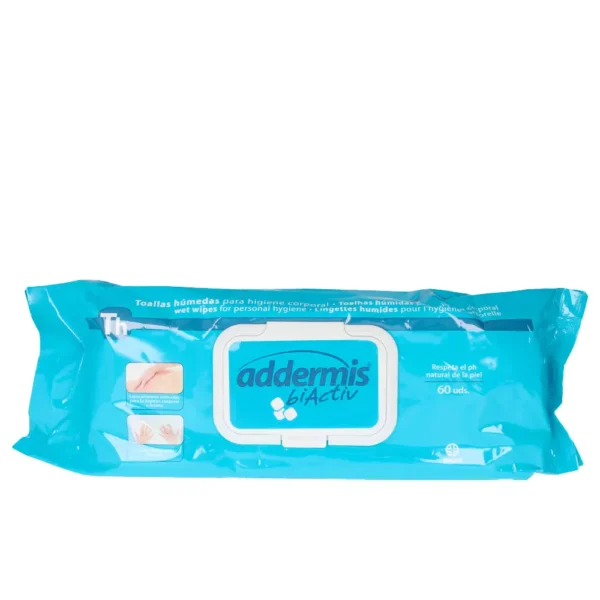 Indasec Biactiv Wet Wipes for Adults - 60 Units