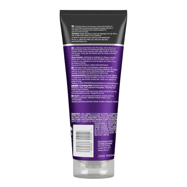John Frieda Frizz Ease Curly Hair Shampoo 250ML - Image 2