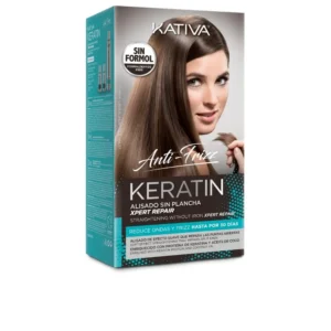 KATIVA Keratin Anti-Frizz Straightening Set - 3 Units