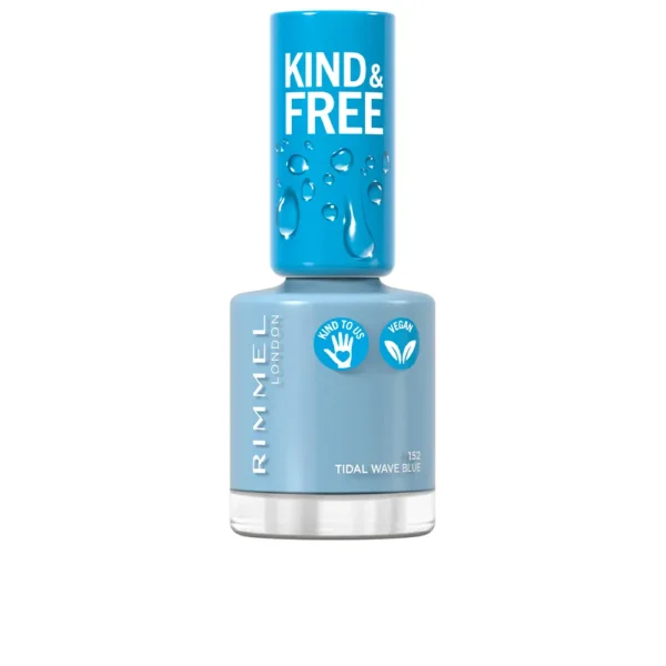 KIND & FREE Nail Polish #152 Tidal Wave Blue 8ML