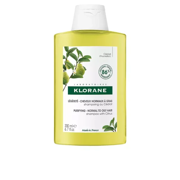 Klorane A La Cidra Light Shampoo 200ML for Normal/Oily Hair