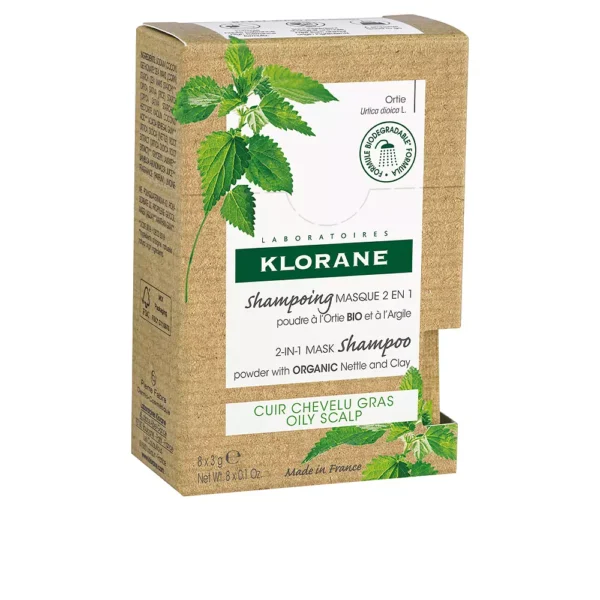 Klorane A La Ortiga Bio Powder Shampoo-Mask 8 x 3g