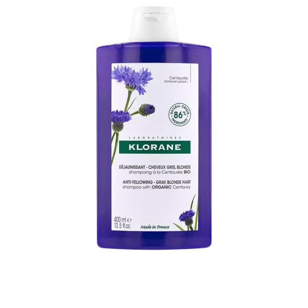 Klorane Anti-Yellowing Shampoo For Gray And Blonde Hair 400ML