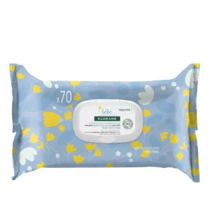 Klorane BÉBÉ Soothing Wipes 70 Units
