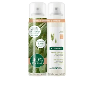 Klorane Oat Milk Extra-Gentle Dry Shampoo Set 2 x 150ML