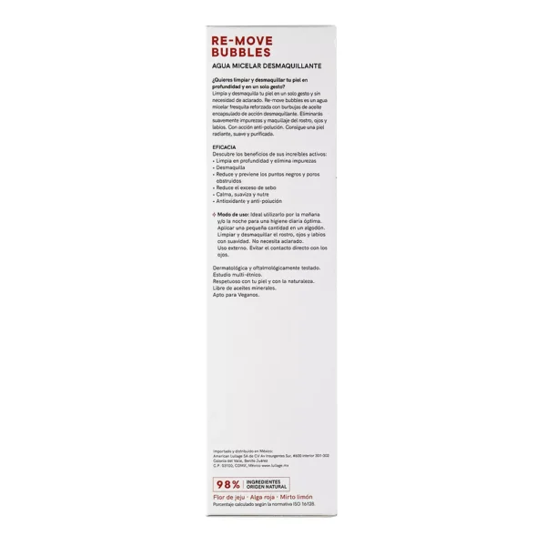 LULLAGE RE-MOVE Bubbles Micellar Water 200ml - Image 3