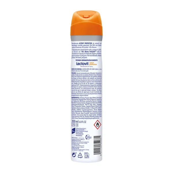 Lactovit Activit Probiotic-L Deodorant Spray 200ML - Image 2