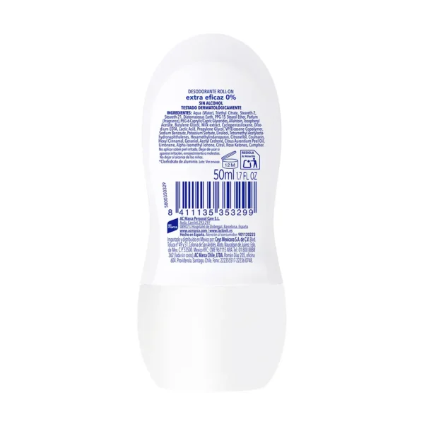 Lactovit Original 0% Deo Roll-On 50ML - Image 2