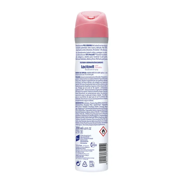 Lactovit Sensitive Deo Spray 200ML - Image 2