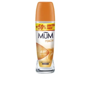 MUM Peach Roll-On Deodorant 75ml - Alcohol Free