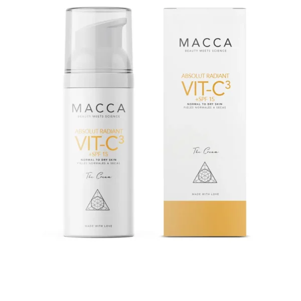 Macca Radiant Vit-C3 Cream SPF15 For Normal To Dry Skin 50ML - Image 2