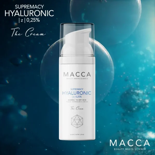 Macca Supremacy Hyaluronic Cream 0.25% 50ml for Normal to Dry Skin - Image 3