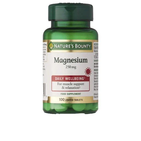 Magnesium 250 mg 100 Tablets - Vegan & Gluten Free
