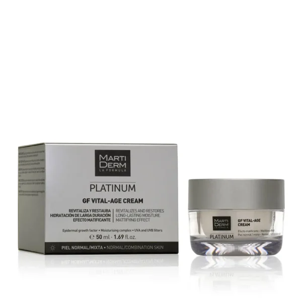 MartiDerm Platinum GF Vital-Age Cream 50ml For Normal/Mixed Skin - Image 2