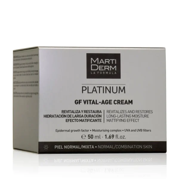 MartiDerm Platinum GF Vital-Age Cream 50ml For Normal/Mixed Skin - Image 3
