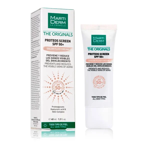 MartiDerm Proteos Screen Tinted Cream SPF50+ 40ML - Image 2