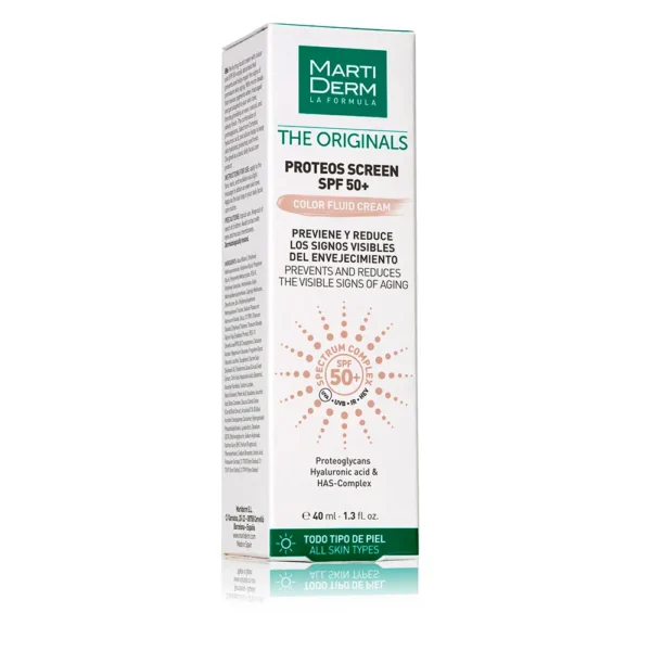 MartiDerm Proteos Screen Tinted Cream SPF50+ 40ML - Image 3