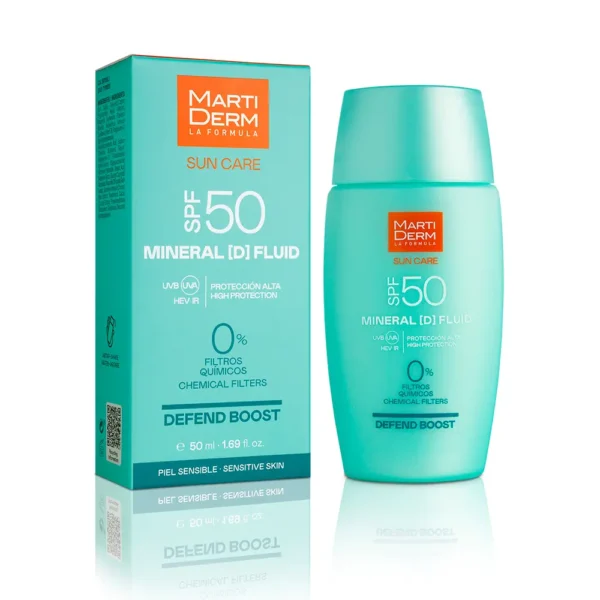 Martiderm Sun Care Mineral Fluid Sunscreen SPF50 50ml - Image 2