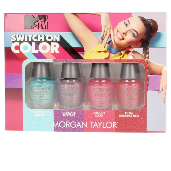Morgan Taylor Switch On Color Nail Polish Set - 4 Pieces