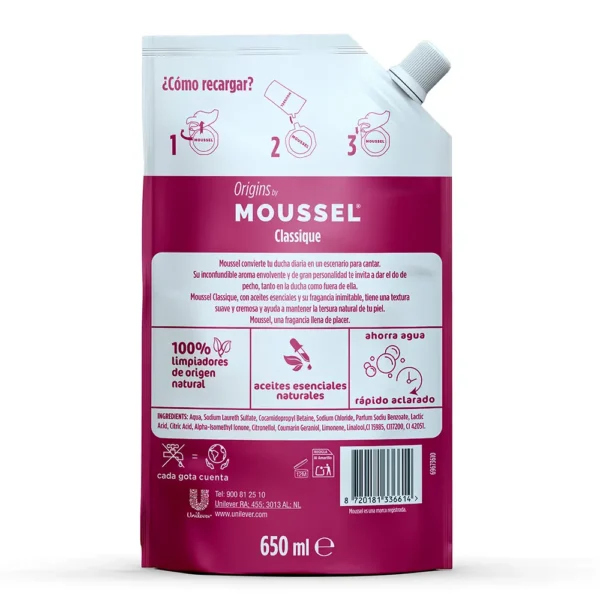 Moussel Classique Original Shower Gel 650ML - Image 2