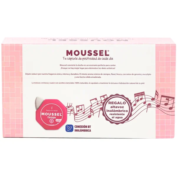 Moussel Classique Shower Gel Set with Bluetooth Speaker - Image 2