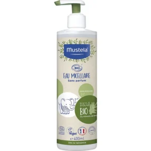Mustela Bio Baby Micellar Water 400ML - No Rinse Cleanser