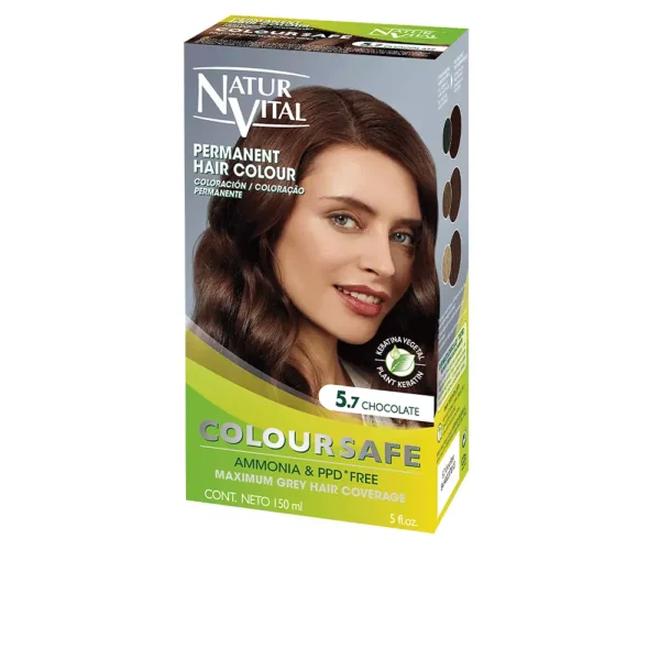 NATUR VITAL ColourSafe Permanent Dye 5.7 Chocolate 150ml