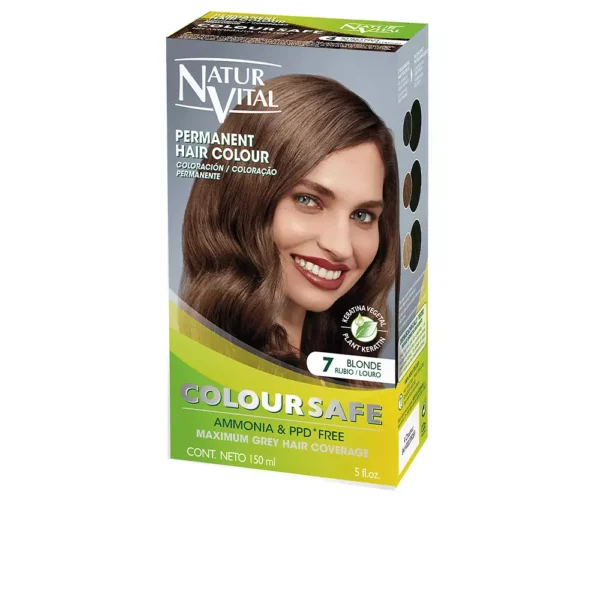 NATUR VITAL ColourSafe Permanent Hair Color 150ML #7 Blonde