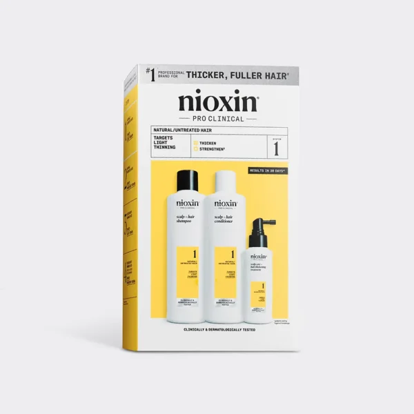 NIOXIN System 1 Treatment Kit for Natural Hair - 3 Units - Image 2