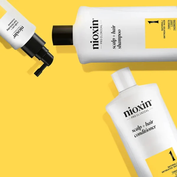 NIOXIN System 1 Treatment Kit for Weak Natural Hair - 3 Units - Image 3