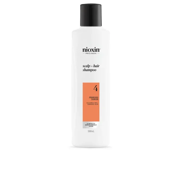 NIOXIN System 4 Shampoo for Dyed & Damaged Hair 300ML