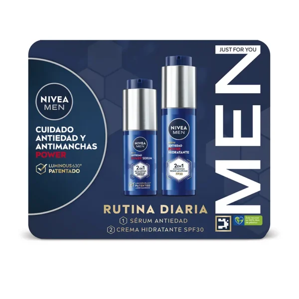 NIVEA Daily Routine Men's Set - Anti-Aging Serum & SPF30 Cream