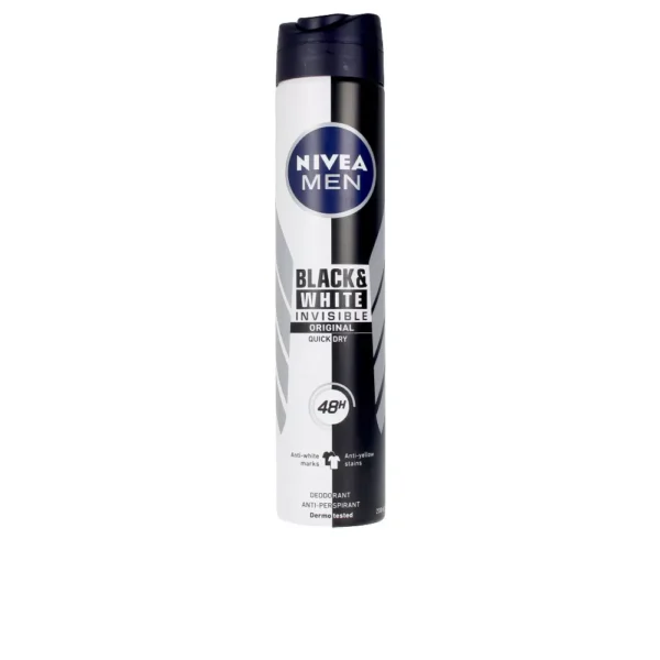 NIVEA Men Black & White Invisible Deodorant Spray 200ML