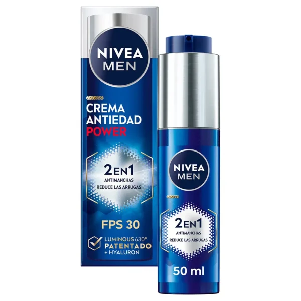 NIVEA Men Power Anti-Aging Cream SPF 30 50ml - Image 2