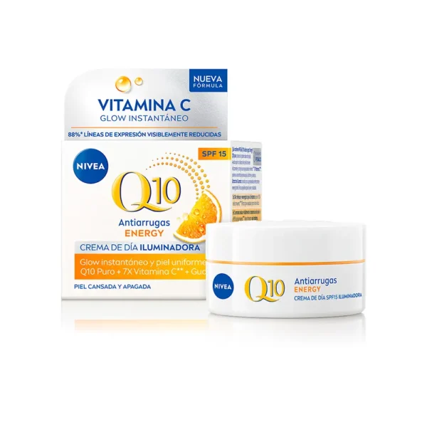 NIVEA Q10+ Anti-Wrinkle Day Cream SPF 15 50ML - Image 2