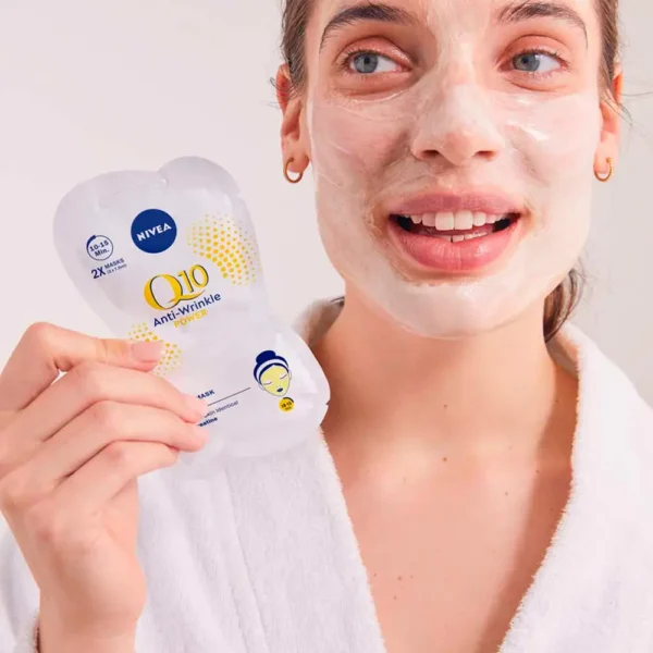 NIVEA Q10 Power Anti-Aging Mask 2 x 7.5ML - Image 2