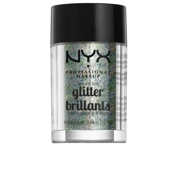 NYX Glitter Brillants Face And Body #Crystal 2.5g