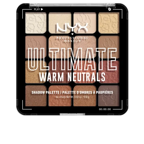 NYX Ultimate Shadow Palette Warm Neutrals 16 x 0.83g