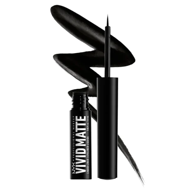 NYX Vivid Matte Liquid Liner #Black 2ML - Image 2