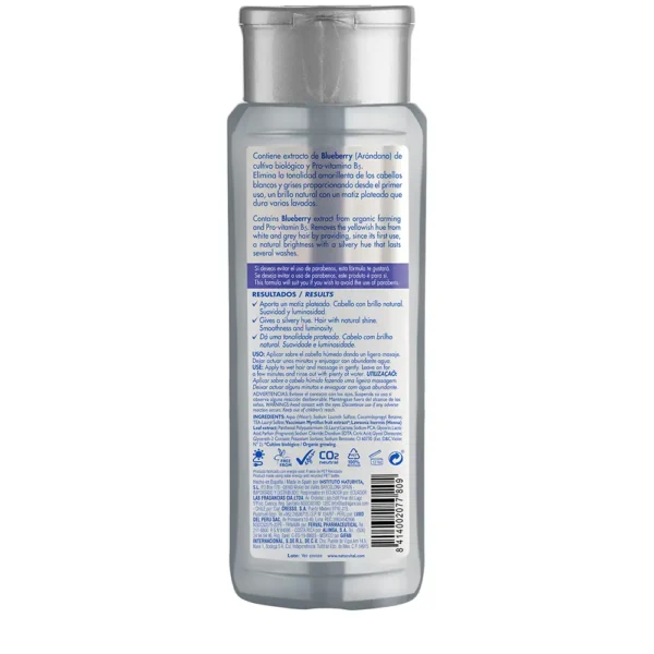 Natur Vital Silver Shampoo for White and Grey Hair 300ML - Image 2