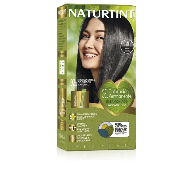 Naturtint #1N Ebony Black Hair Color 170ML