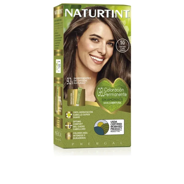 Naturtint #5G Light Golden Brown Hair Color 170ML