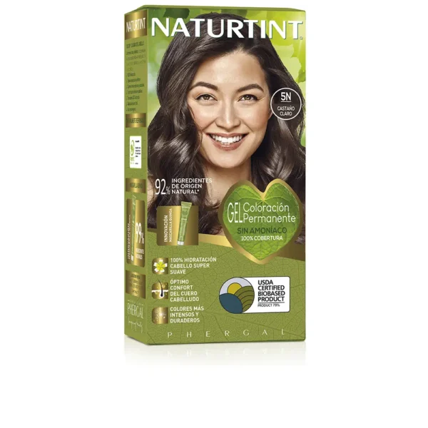 Naturtint #5N Light Brown Hair Dye 170ML
