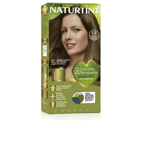 Naturtint 6.31 Intense Almond Brown Hair Color 170ML