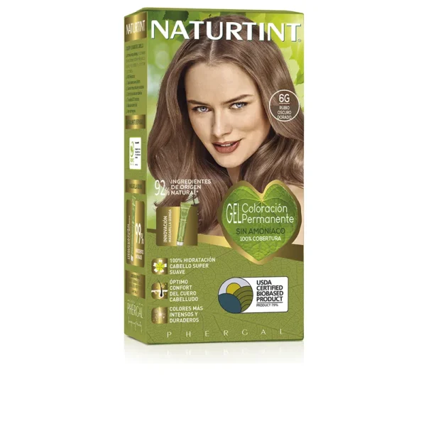 Naturtint #6G Dark Golden Blonde Hair Color 170ML
