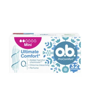 O.B. ProComfort Mini Tampons 32 Count