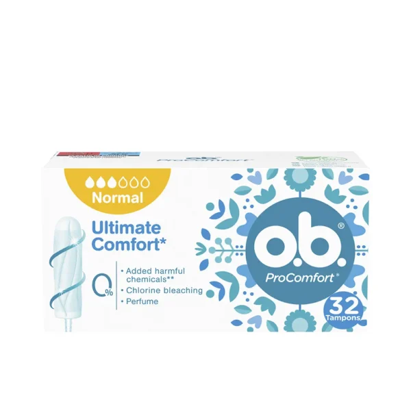 O.B. ProComfort Normal Tampons 32 Count