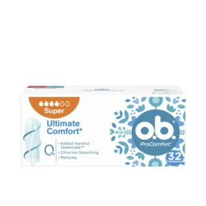 O.B. ProComfort Super Tampons 32 Count