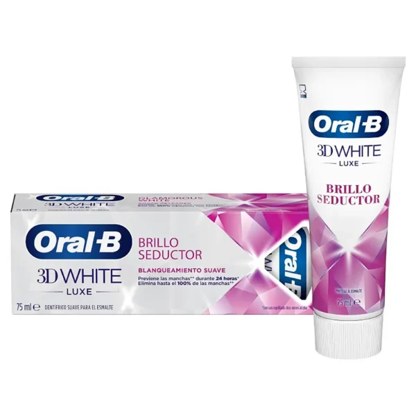 Oral-B 3D White Luxe Seductive Shine Toothpaste 75ml - Image 2